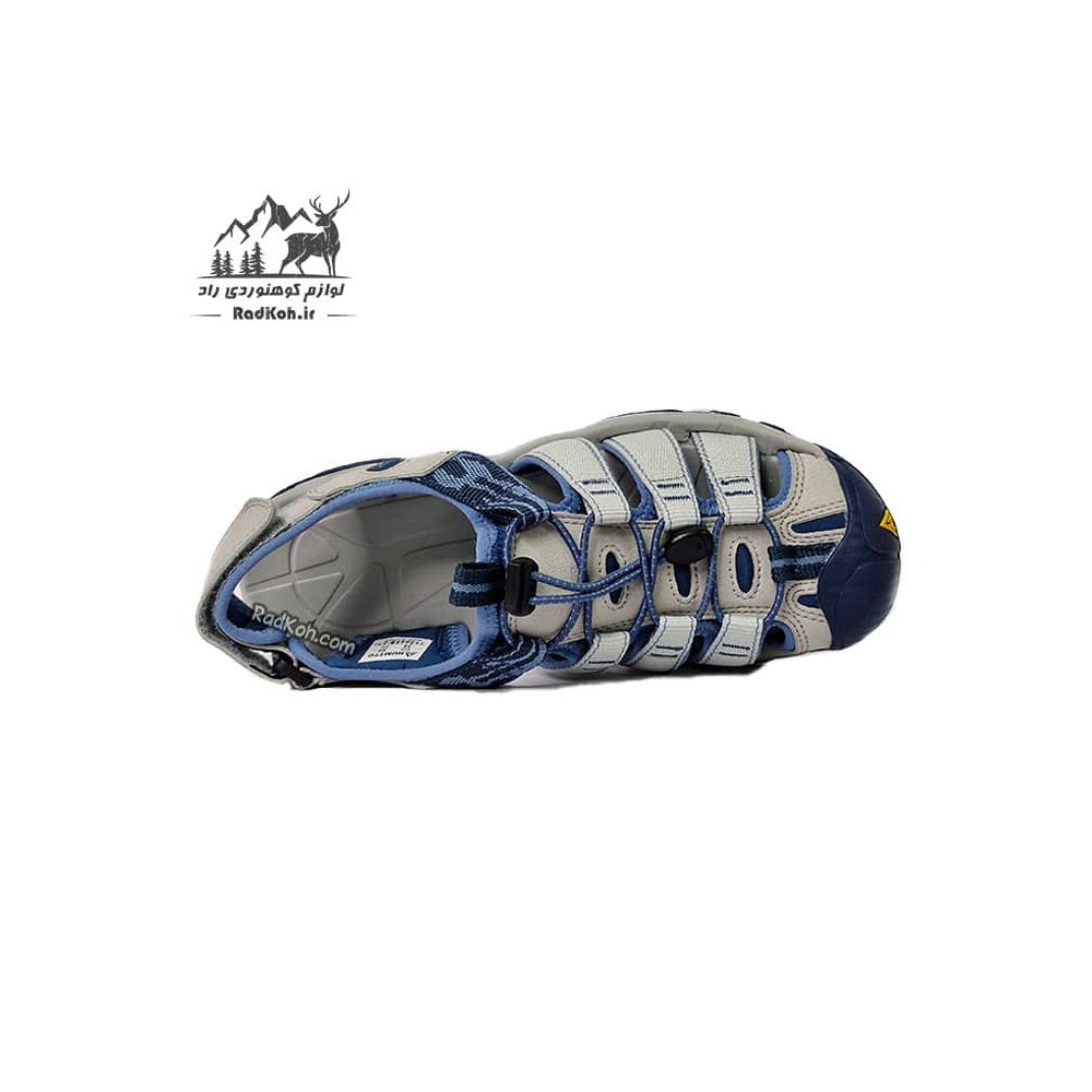 صندل زنانه مدل 710445B-27 رنگ طوسی/آبی