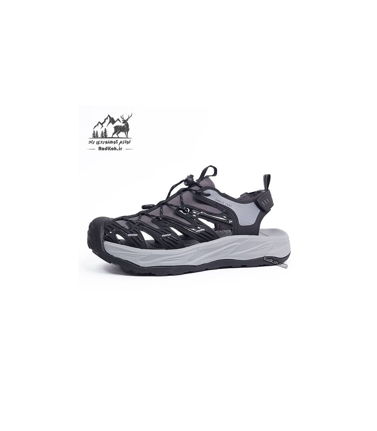 صندل هامتو مردانه مدل humtto 750303A-9 رنگ مشکی/خاکستری