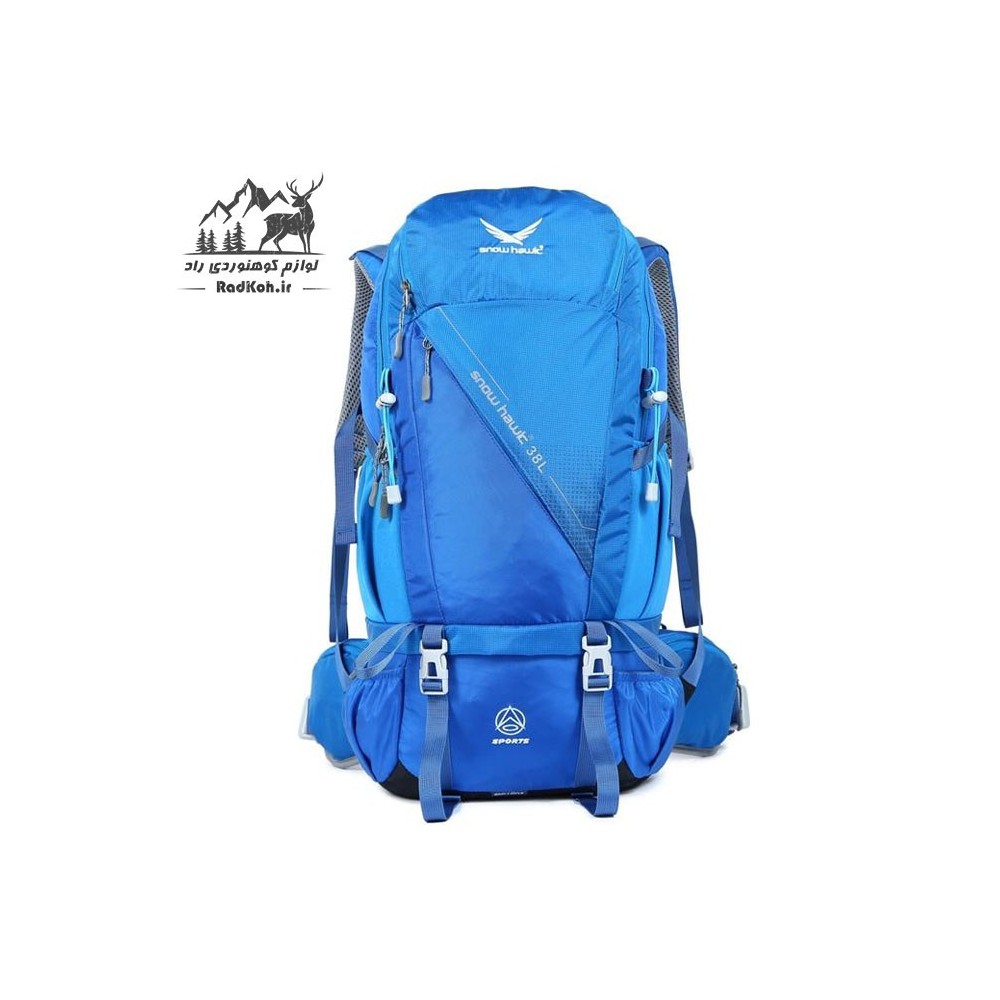 کوله پشتی کوهنوردی 38 لیتری snowhawk KA-1713 رنگ آبی