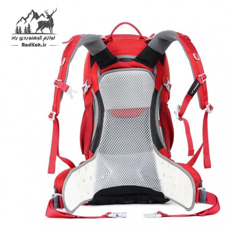 کوله پشتی راحتی و مسافرتی 38 لیتری snowhawk KA-1713 رنگ زرشکی