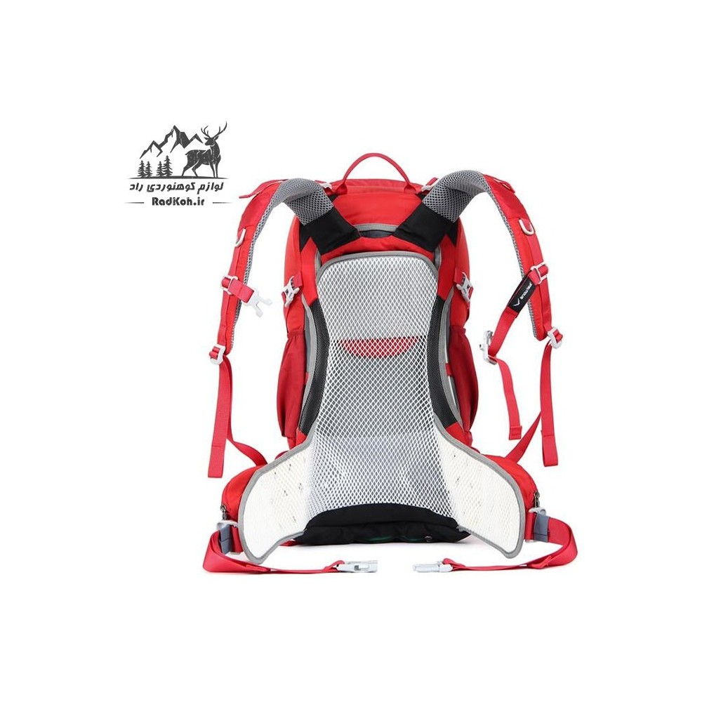 کوله پشتی راحتی و مسافرتی 38 لیتری snowhawk KA-1713 رنگ زرشکی