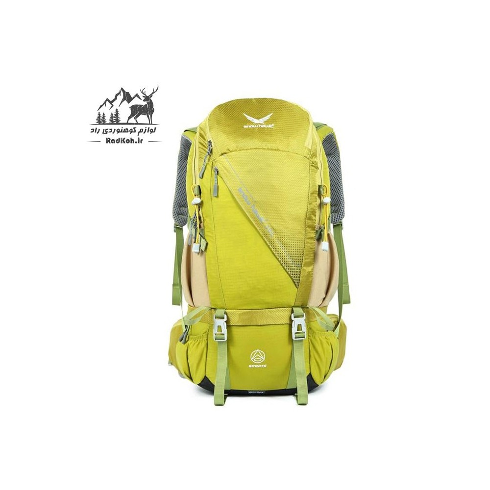 کوله پشتی کوهنوردی 38 لیتری snowhawk KA-1713 رنگ سبز