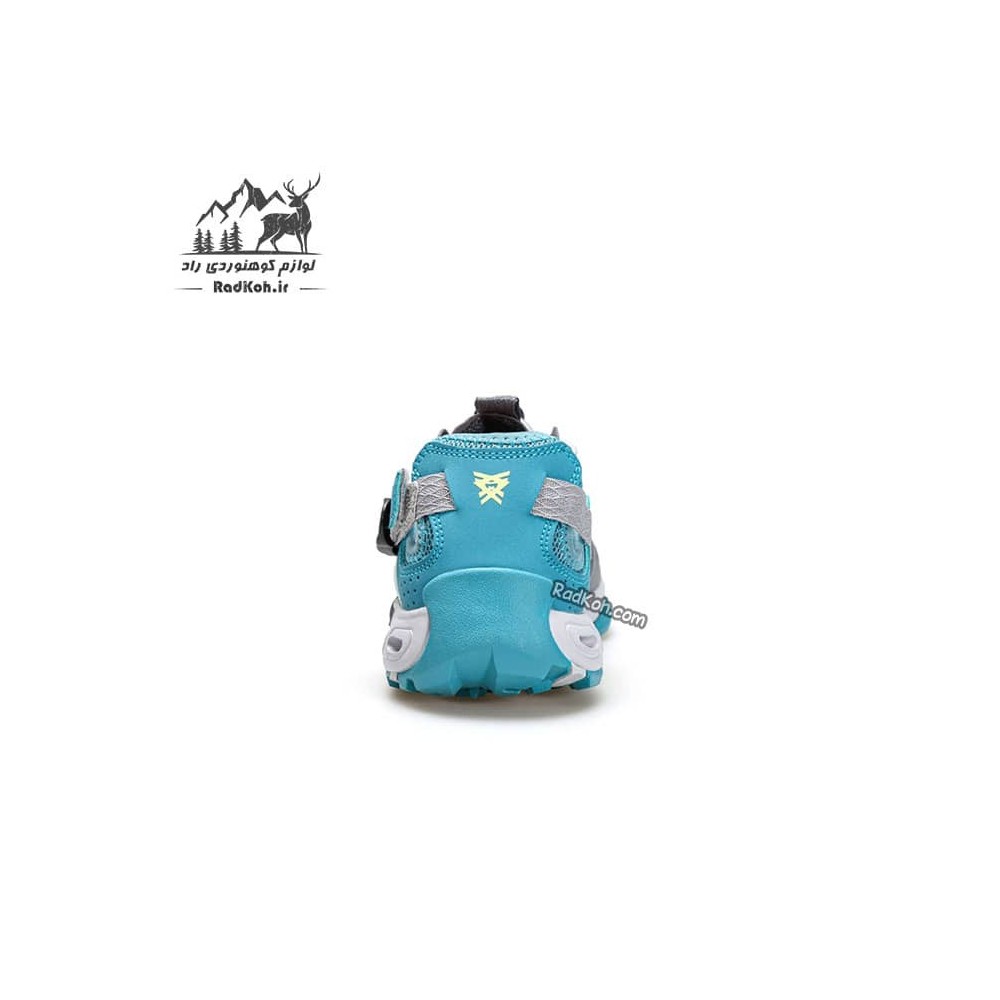 کفش صندل هومتو مردانه مدل 630551A-7 رنگ خاکستری/آبی فیروزه ای