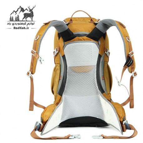کوله پشتی طبیعت گردی 38 لیتری snowhawk KA-1713 رنگ خردلی