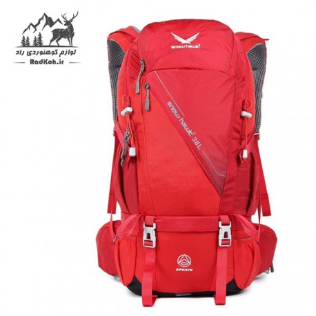 کوله پشتی کوهنوردی 38 لیتری snowhawk KA-1713 رنگ قرمز