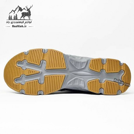کفش هامتو مردانه مدل 610049A-12 رنگ خاکستری/خردلی