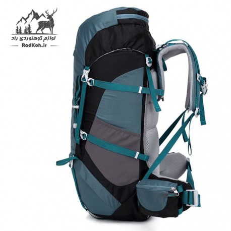 کوله پشتی کوهنوردی 45+5 لیتری snowhawk k2-Star رنگ سبز کله غازی