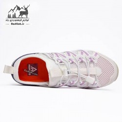 کفش هامتو مدل 610049B-7 رنگ سفید/بنفش