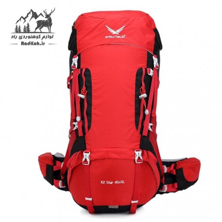 کوله پشتی 45+5 لیتری snowhawk k2-Star رنگ قرمز