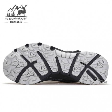 صندل مردانه پیاده روی هامتو مدل HT1605-7 رنگ مشکی/طوسی