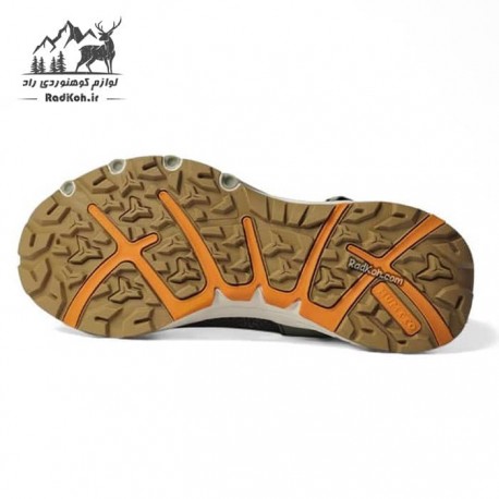 کفش صندل مردانه هامتو مدل HT1605-9 رنگ خاکستری/سبز