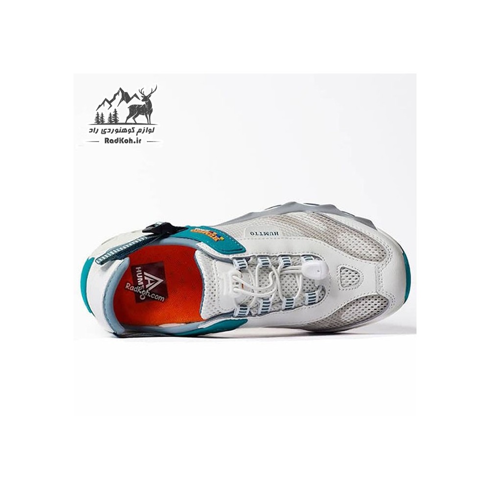 کفش پیاده روی هامتو مدل 8-2605 رنگ سفید/سبز