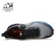 کفش پیاده روی مردانه هامتو مدل 850930A-2 بند دیسکی رنگ خاکستری تیره/مشکی