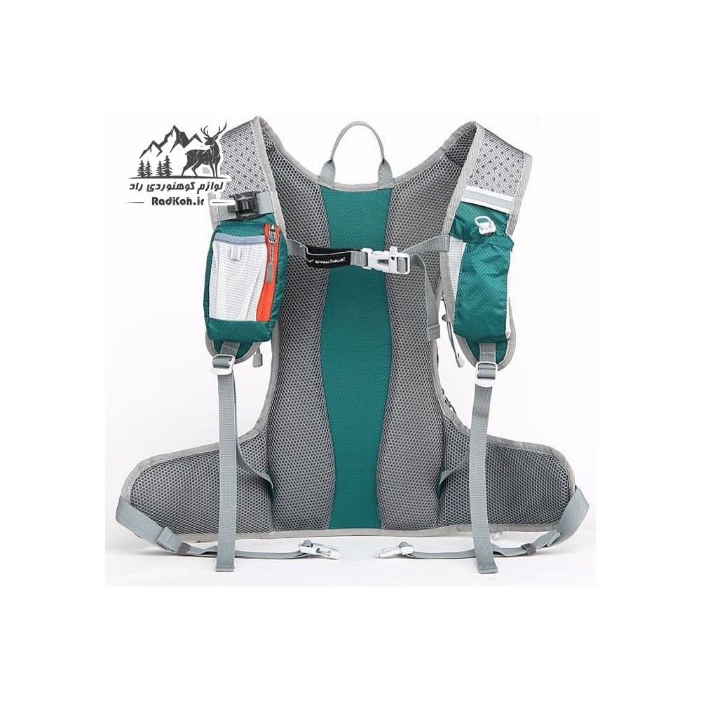 کوله پشتی 18 لیتری کوهنوردی snowhawk KA-1897 رنگ سبز کله غازی