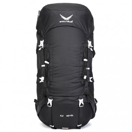 خرید کوله پشتی کوهنوردی 45+5 لیتری snowhawk K2 رنگ مشکی