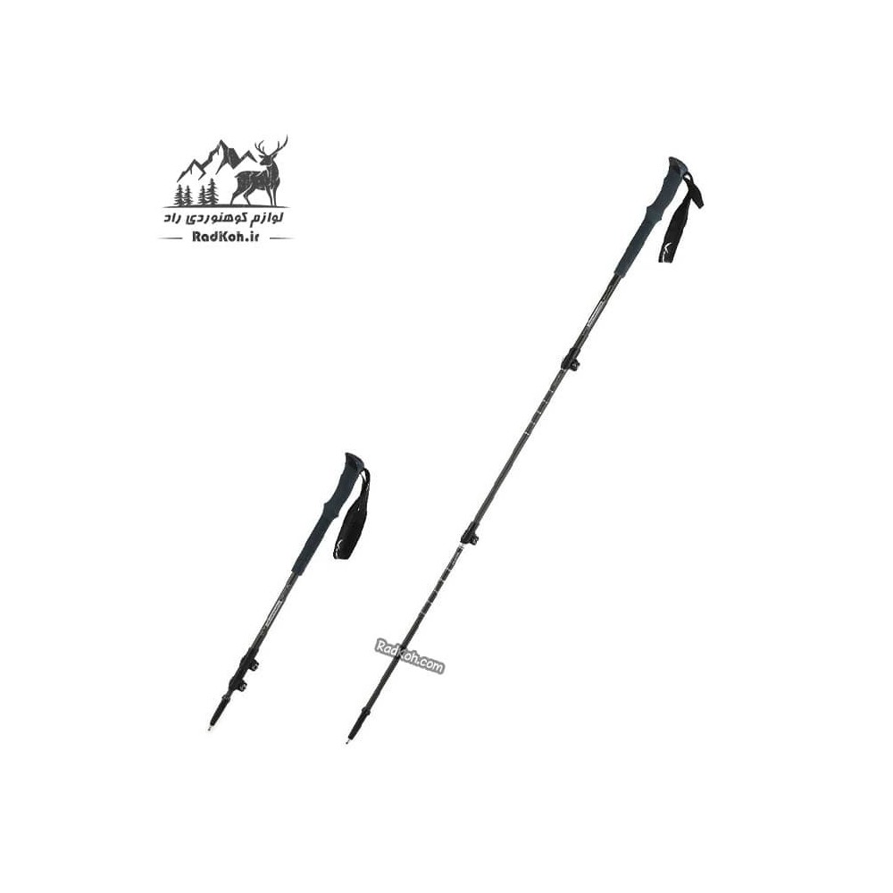 باتوم طبیعت گردی کلیپسی اسنوهاک مدل SN-T0116 رنگ مشکی