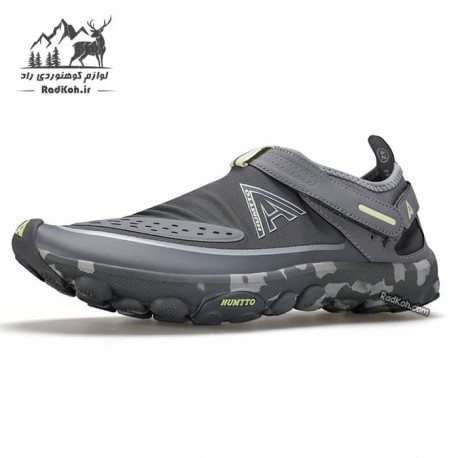 کفش پیاده روی مردانه هامتو مدل 350188A-3 رنگ خاکستری تیره