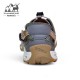 کفش مردانه پیاده روی هامتو مدل 630261A-11 رنگ طوسی/سبز
