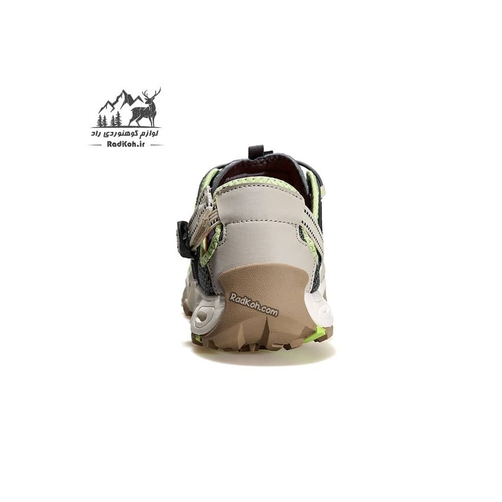 کفش پیاده روی مردانه هامتو 630261A-3 رنگ خاکستری تیره/کرم (بژ)