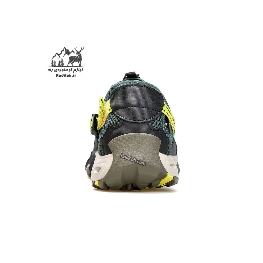 کفش پیاده روی مردانه هامتو 630261A-4 رنگ سبز تیره/مشکی