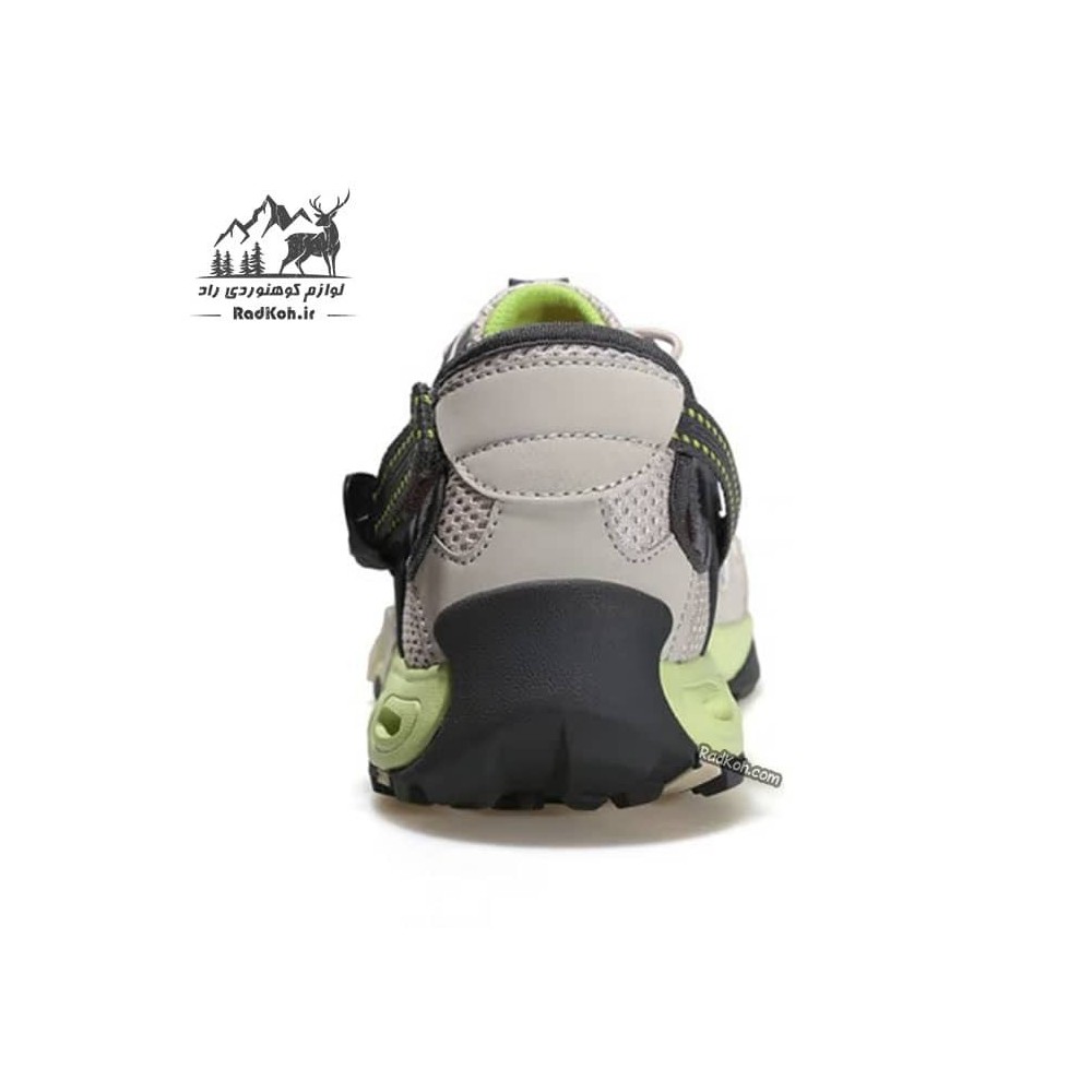 کفش مردانه مدل humtto 630101A-2 رنگ کرم(بژ)/سبز فسفری