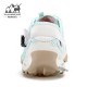 کفش پیاده روی هامتو زنانه مدل 630261B-9 رنگ کرم(بژ)/سبزآبی