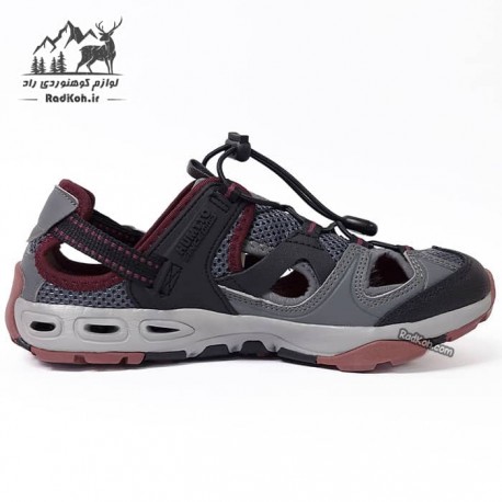 کفش پیاده روی هومتو زنانه مدل humtto 630261B-10 رنگ خاکستری/زرشکی