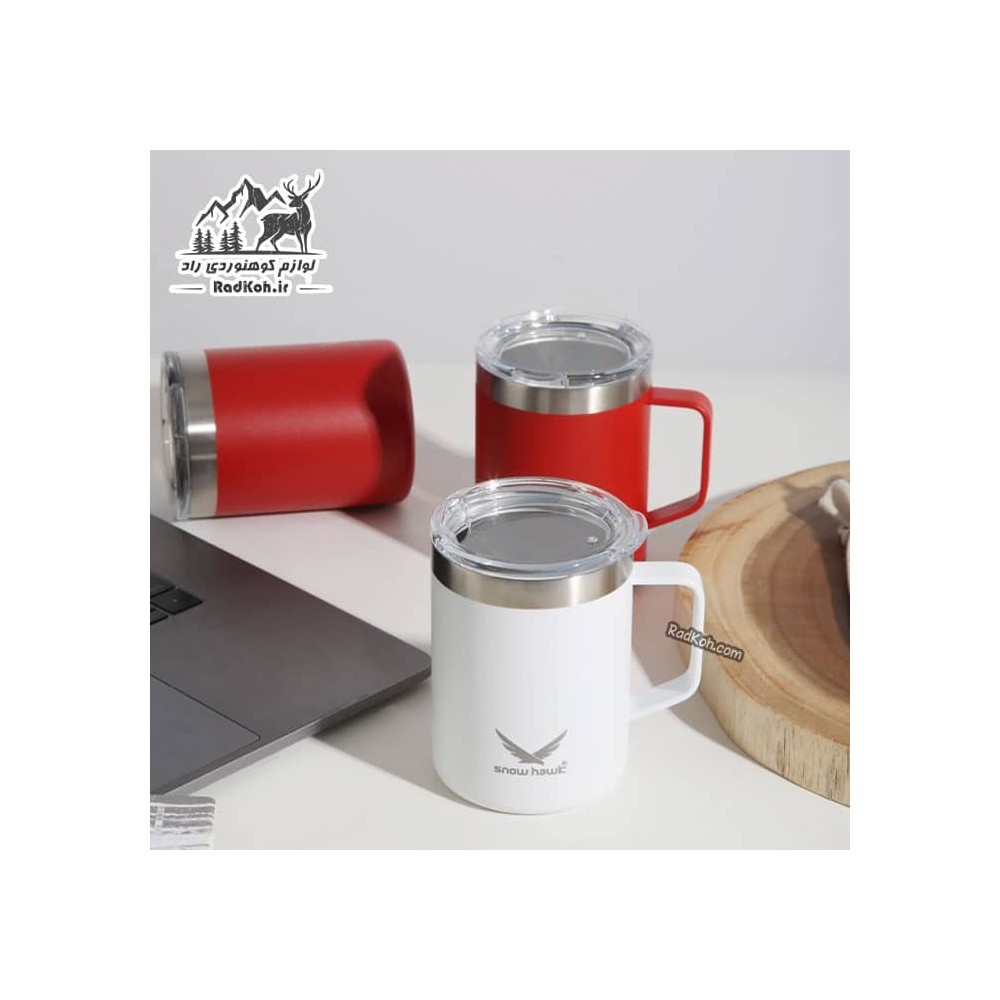 ماگ اسنوهاک مدل ANGLE کد SN-C6158 رنگ سفید