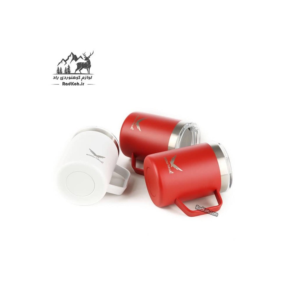 ماگ اسنوهاک 350 میل مدل ANGLE کد SN-C6158 رنگ سفید