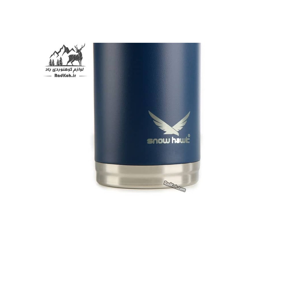 فلاسک مسافرتی 650 میلی لیتر اسنوهاک مدل BAIKAL کد SN-6142 سرمه ای