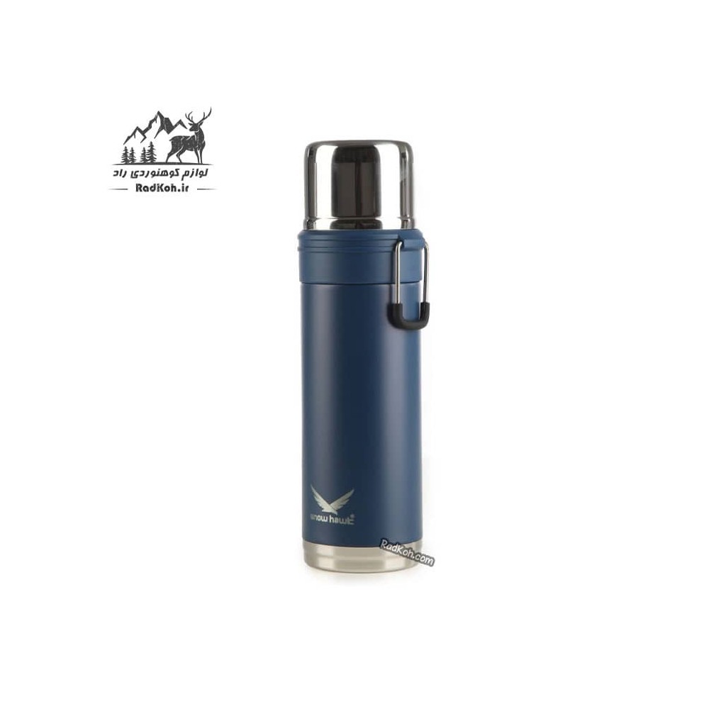 فلاسک کوهنوردی 650 میلی لیتر اسنوهاک مدل BAIKAL کد SN-6142 سرمه ای