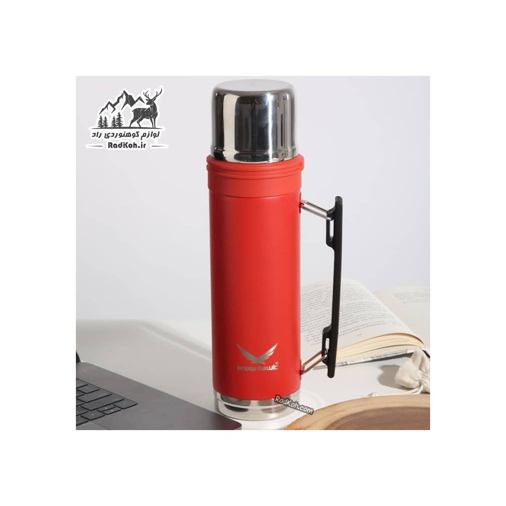 فلاسک طبیعت گردی دو جداره یک لیتری اسنوهاک مدل BAIKAL کد SN-C6141 قرمز