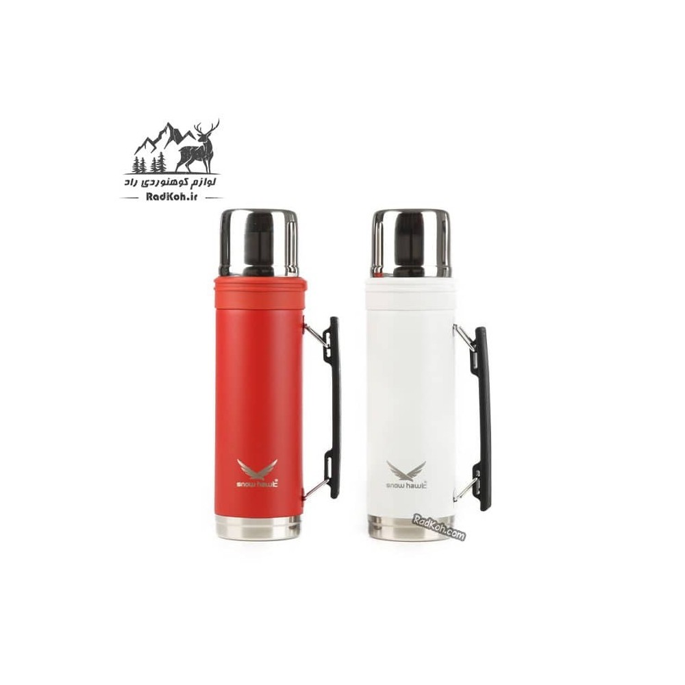 فلاسک دو جداره یک لیتری اسنوهاک مدل BAIKAL کد SN-C6141 قرمز