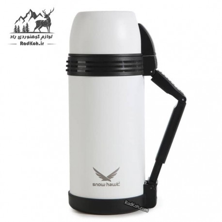 فلاسک کوهنوردی دوجداره اسنوهاک 1.5 لیتر مدل Victoria کد SN-6145 رنگ سفید