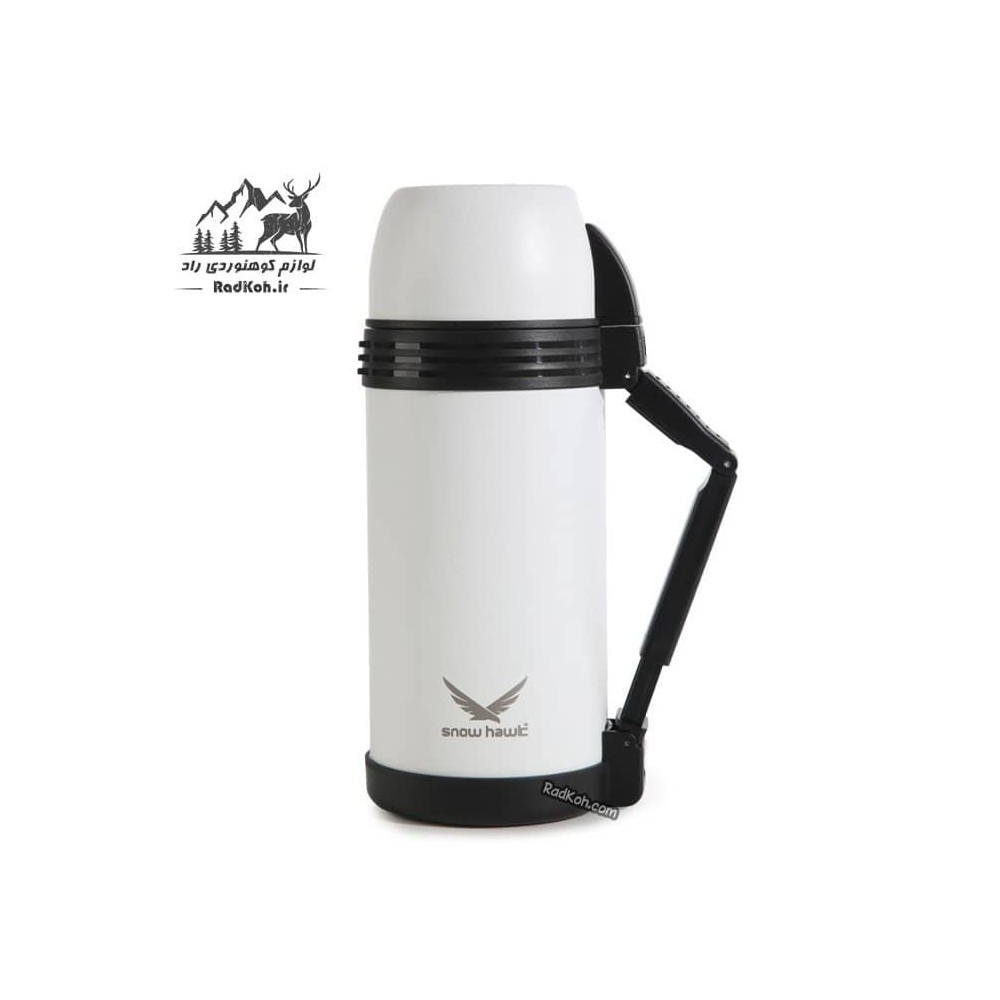 فلاسک کوهنوردی دوجداره اسنوهاک 1.5 لیتر مدل Victoria کد SN-6145 رنگ سفید