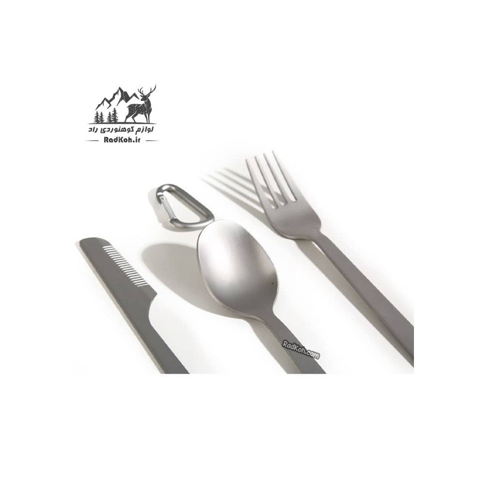 ست قاشق چنگال طبیعت گردی و چاقو اسنوهاک کد SN-C6134 رنگ استیل