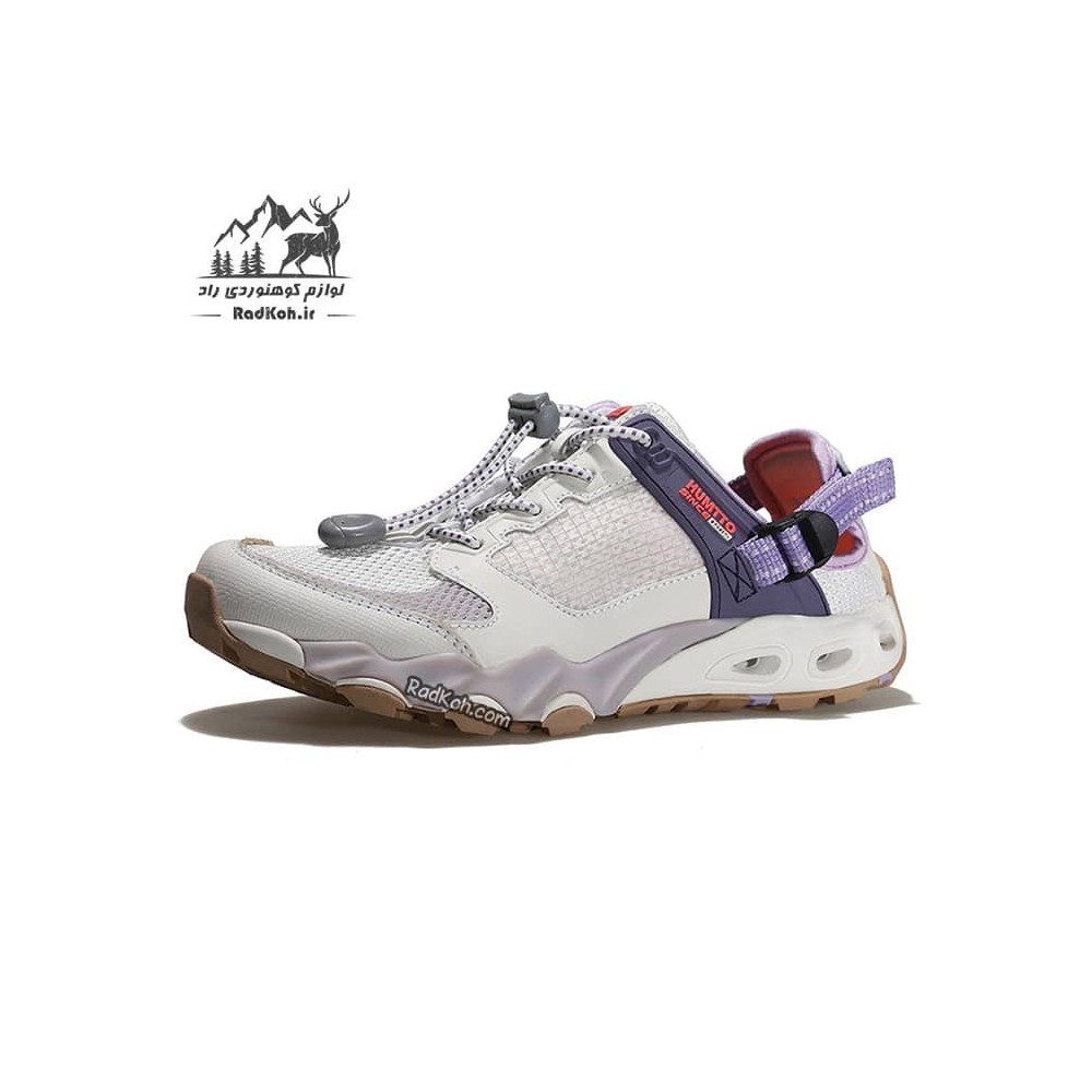 کفش پیاده روی زنانه هامتو مدل 630101B-3 رنگ سفید/سوسنی
