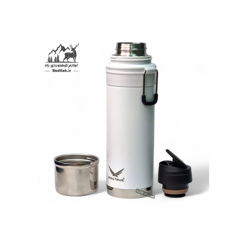 فلاسک اسنوهاک 650 میلی لیتر مدل BAIKAL کد SN-6142 سفید