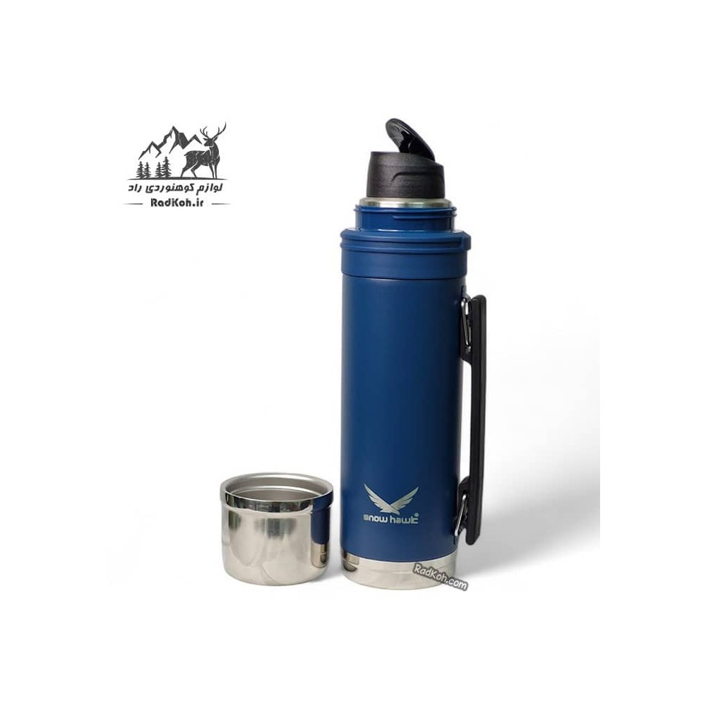 فلاسک طبیعت گردی یک لیتری اسنوهاک مدل BAIKAL کد SN-C6141 سرمه ای