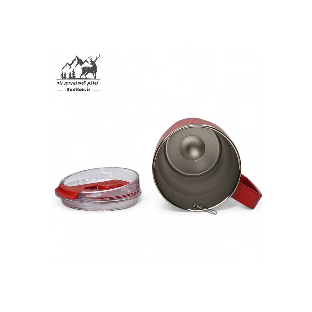 تراول ماگ مسافرتی 590 میل اسنوهاک مدل ANGEL کد SN-C6147 رنگ قرمز