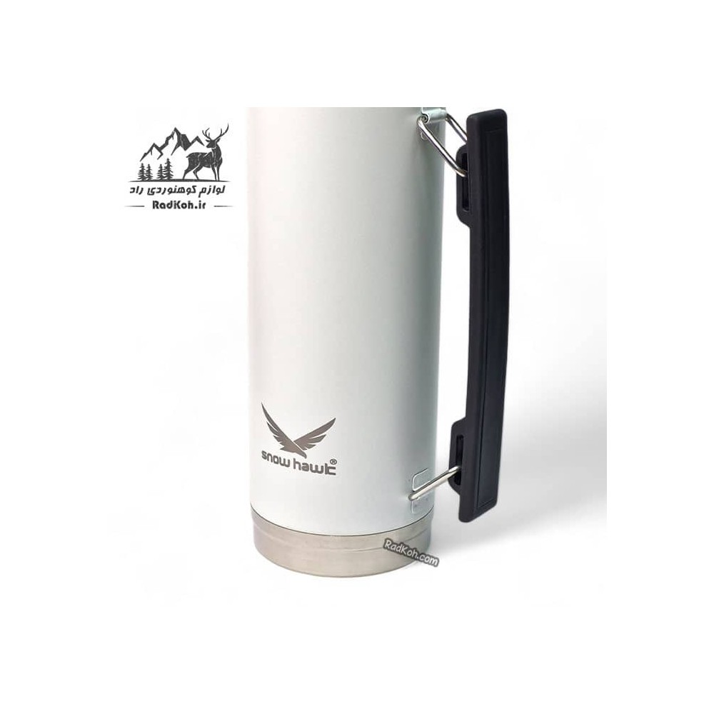 فلاسک مسافرتی اسنوهاک 1 لیتری مدل BAIKAL کد SN-C6141 سفید