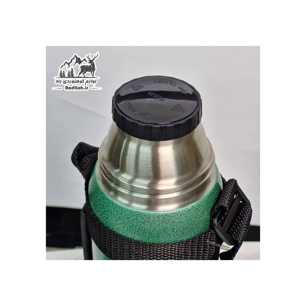 فلاسک مسافرتی اسنوهاک 1.2 لیتری مدل TAKAB کد SN-C6153 رنگ سبز