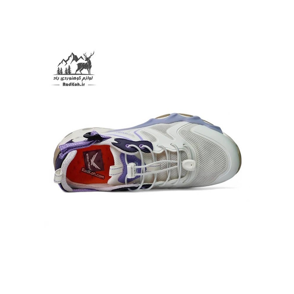 کفش پیاده روی اسنوهاک زنانه مدل Bruny کد SN-S1256 رنگ سفید/سوسنی