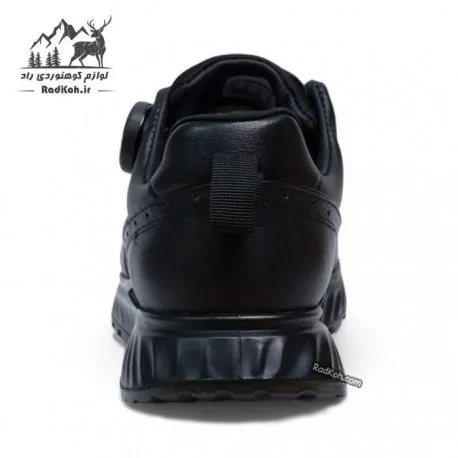 کفش چرم مردانه مدل 350639A-1 بند دیسکی رنگ مشکی