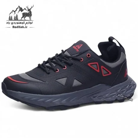 کفش پیاده روی هامتو مردانه مدل 350380A-2 رنگ مشکی/خاکستری