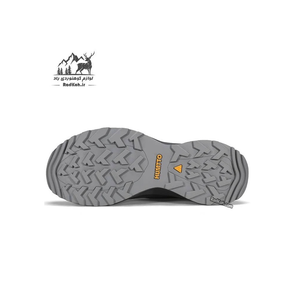 کفش مردانه هامتو مدل 350247A-2 رنگ خاکستری تیره