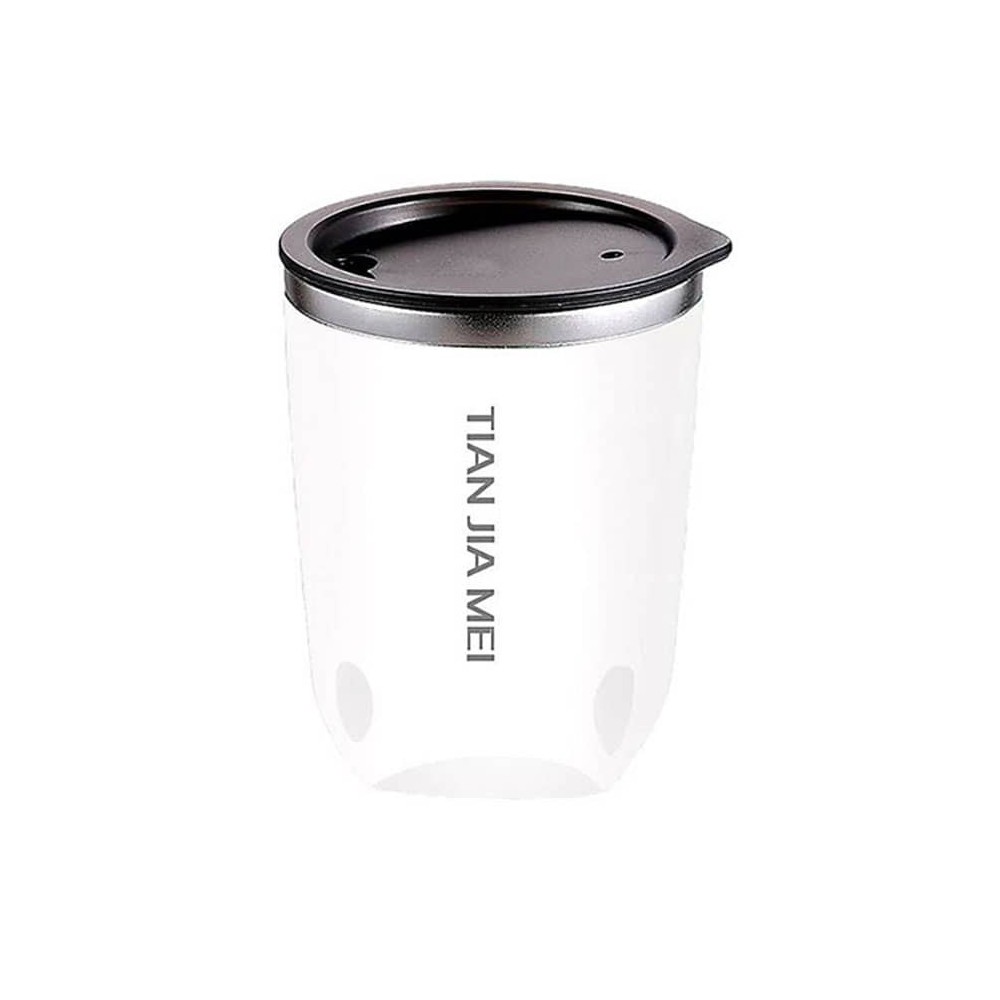 تراول ماگ سفری TIAN JIA MEI سایز 300ML رنگ سفید