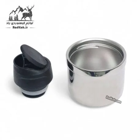 فلاسک مسافرتی سانتکو 1 لیتر مدل Aspen کد HY-1000-16 رنگ طوسی