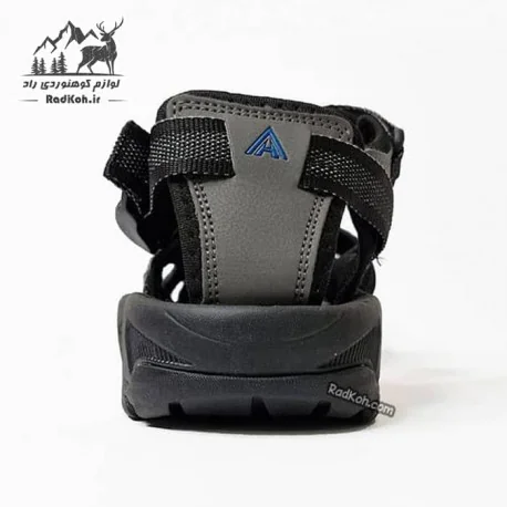 صندل طبیعت گردی جلو بسته مردانه هامتو مدل humtto 9601-10 رنگ مشکی/خاکستری تیره