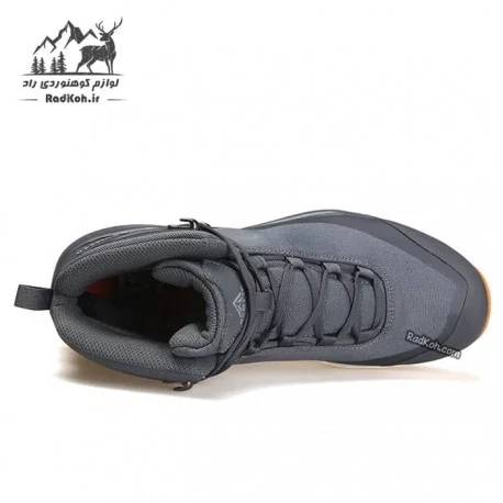 کفش کوهنوردی سبک مردانه هامتو مدل 220939A-2 رنگ خاکستری تیره/نارنجی